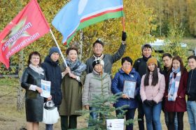 Патриотическая акция «Аллея первых Героев» в г. Москва